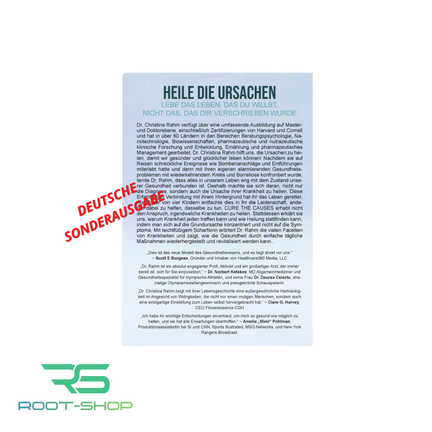 ROOT "Cure The Causes" - SIGNIERT von Clayton Thomas